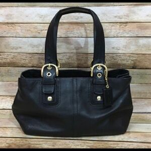 Coach Soho Black Leather Bag F0820-F11844